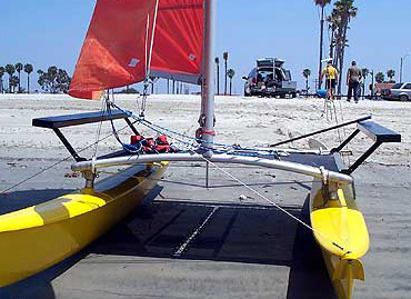 catamaran wing sail